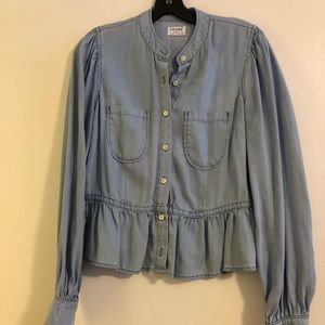 Frame Denim Long Sleeve Top